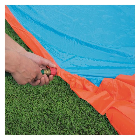 Bestway Water Slide,18 ft, Orange/Blue Brand New - Picture 3 of 5